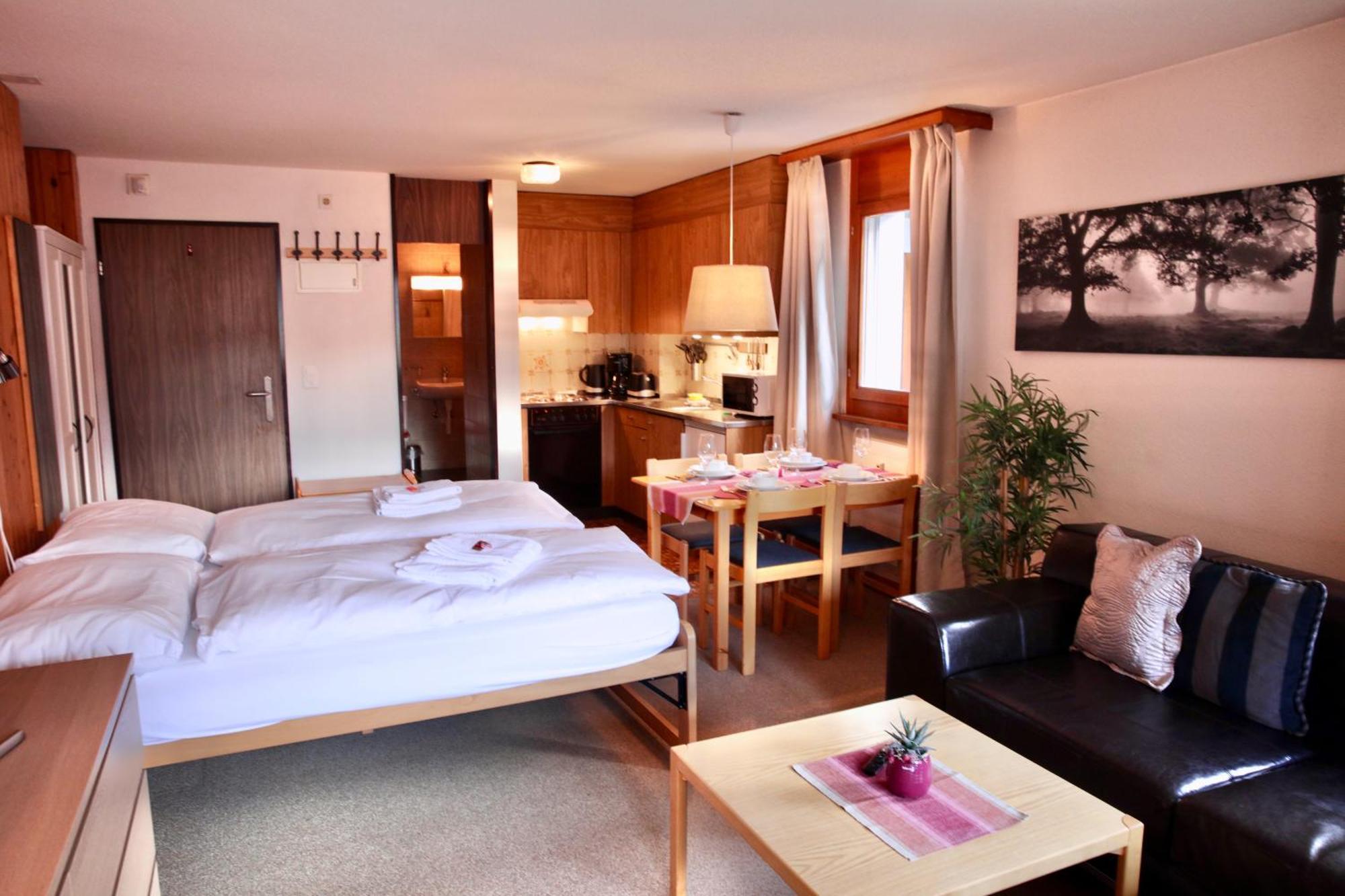 Monte Rosa Taesch, Apartments Mit Wellness Bereich Экстерьер фото